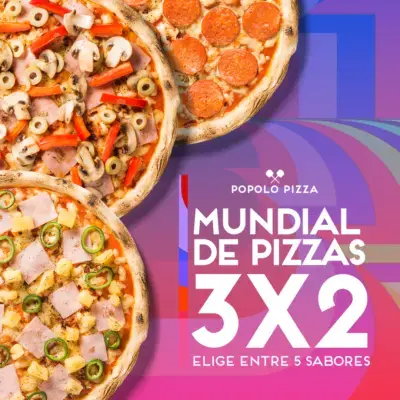 3X2 Pizzas Clásicas